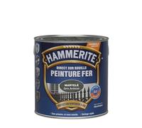 Hammerite Peinture Métal Direct sur Rouille - Anticorrosion, imperméable, direct sans sous-couche - Gris Ardoise Martelé 2,5 L