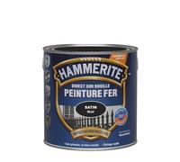 Peinture fer HAMMERITE Direct sur rouille satiné 2,5L noir