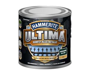 HAMMERITE Ultima Mat Peinture de protection pour métaux de qualité supérieure pour tous les métaux extérieurs Vert mousse RAL6005 250 ml