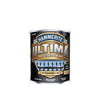 Hammerite Peinture acrylique Ultima - 3 en 1 antirouille tous métaux - Mat Noir 2,5 L