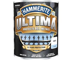 Hammerite Ultima Peinture pour métal lisse Blanc 750 ml