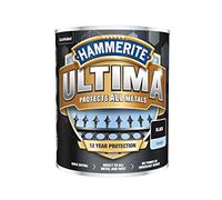 Hammerite Ultima Peinture pour métal Noir lisse 750 ml | 5362526 Formulation à base d'eau pour métaux ferreux et non ferreux.