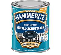 HAMMERITE Vernis de protection en métal gris anthracite mat 250 ml
