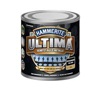 HAMMERITE Vernis de protection métallique ULTIMA noir foncé RAL 9005 250 ml