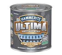 Hammerite Vernis de protection pour métal Ultima avec structure sable, gris clair RAL7046, 250 ml