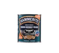 Hammerite Vernis lisse satiné, noir, 250 ml (lot de 1)