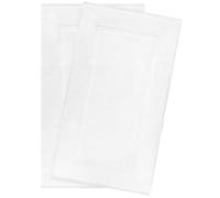 Hammetex Lot de 2 Tapis de Bain 51x86 cm, 100% Coton 900 GSM, Antidérapants, Lavables, Absorbants, Certifiés Oeko-TEX, Blanc