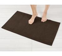 Hammetex Tapis de Bain Antidérapant 51x86 cm, 100% Coton 1200 GSM, Lavable, Absorbant, Séchage Rapide, Certifié Oeko-TEX, Marron