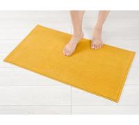 Hammetex Tapis de Bain Antidérapant 51x86 cm, 100% Coton 1200 GSM, Lavable, Absorbant, Séchage Rapide, Certifié Oeko-TEX, Moutarde