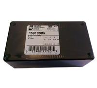 Hammond 1591 csbk Boîtier, IP 54, carte Integral Guides, multi-usage, 40 mm, 65 mm, 120 mm, en plastique, noir, 1