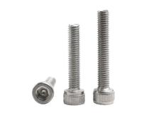 HamPaesk 50pcs M1.4M1.6M2 304 en Acier Inoxydable À Six Pans Creux Vis Tête Cylindrique Boulons(8mm,M2 X50pcs)