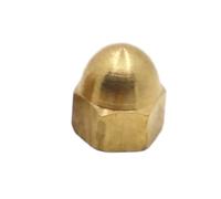 HamPaesk Couvercle De Capuchon Gland en Cuivre, Écrous À Dôme Demi-Cercle M3 M4 M5 M6 M8 M10 M12 M14 M16, 1 10 Pièces, DIN1587(M6 5pcs)