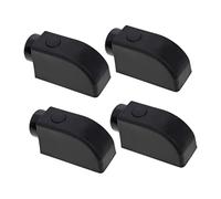 HAMPPLIES Bloque Baie Coulissante Verrou Antivol de Fenêtre Lot de 4 en Plastique Noir sans Perçage Protection Sécurité Garçon et Filles pour Maison et École
