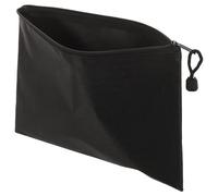 HAMPPLIES Organiseur Pochettes Zippées Oxford Noir 18x24 Cm, Protection Contre La Perte D’Objets Pour Étudiants Et Usage Scolaire