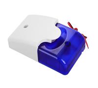 HAMPPLIES Sirène Antivol Lumineuse Clignotante 12V Filaire Alarme Sonore Réglable Étanche Ip65 Système D’Avertissement Extérieur Buzzer Stroboscopique pour Sécurité Résidentielle et