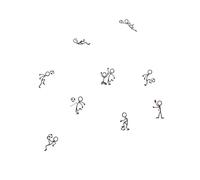 HAMPPLIES Stickers Muraux Football 2 Ensembles, Motif 3D en PVC, Autocollants Autocollants sans Résidu pour Salon et Chambre D’Étude