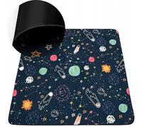 Hamur Home Tapis de jeu antidérapant pliable pour bébé - 150 x 150 cm - Pour chambre d'enfant, salle de jeux - Lavable en machine - Tapis pour enfants (espace)