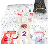 HAMUR HOME Tapis de jeu pour bébé - Antidérapant - Pliable - 160 x 200 cm - Pour chambre d'enfant, salle de jeux, machine à laver - Lavable en machine - (Hopschotch)
