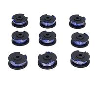 Hamwesh 9Pcs ABS Ligne de pour Tête de Débroussailleuse avec Capuchon pour | Pièces de rechange Weed Wacker, adaptées pour 18/24/40V, ligne de Durable et résistante à l\'usure