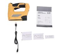 Hamwesh Agrafeuse Cloueuse électrique sans Fil, Légère 2,0 Lb, Conception Ergonomique, Agrafeuse 2 en 1, Kit d'agrafes Rechargeable avec Batterie 2000 MAh, 3000 Attaches pour Tissu et Bois