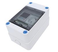 Hamwesh Boîte de Disjoncteur, Boîte de Distribution Montée en Surface avec Télécommande pour Application Mobile avec Protection de Tension Réglable, de Disjoncteur Extérieure, Protection contre les