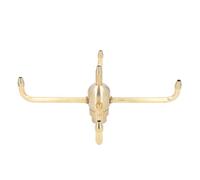 Hamwesh Buse de Fontaine Rotative en Laiton 4 Bras, Angle Réglable, for | Tête de pulvérisation d\'étang à rotation automatique, matériau en laiton robuste, facile à installer, pour piscine de
