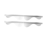 Hamwesh Couvercles d'écart de Cuisinière, Protection contre les Fissures de Four Réglable de 35 à 69,5 Cm en Acier Inoxydable, Couvercle d'écart de Comptoir de Cuisinière avec Nettoyage Facile pour