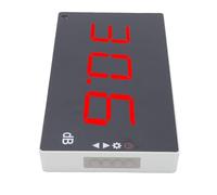 Hamwesh Décibelmètre, Plage de 30 à 130 DB, Précision ± 1,5 DB, Sonomètre Numérique, Sonomètre Mural avec Système d'alarme, Support de Haut-parleur Externe pour Salle de Classe, Studio, Maison, Usine