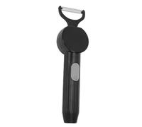 Hamwesh Éplucheur de Pommes de Terre électrique, 3 en 1, éplucheur de Légumes Rechargeable par USB, Machine à Lame en Acier Inoxydable avec 3 Lames Interchangeables pour Pommes de Terre, (BLACK)