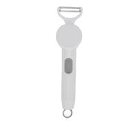 Hamwesh Éplucheur de Pommes de Terre électrique, 3 en 1, éplucheur de Légumes Rechargeable par USB, Machine à Lame en Acier Inoxydable avec 3 Lames Interchangeables pour Pommes de Terre, (WHITE)