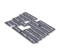 Hamwesh Étiquettes Magnétiques pour Boîte à Outils, Paquet de 12 étiquettes Réutilisables Imprimées en 3D pour Organisateur de Coffre à Outils, de Tiroir à avec Aimants Puissants pour Boîtes à en