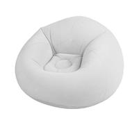 Hamwesh Fauteuil Poire Gonflable, Support Ergonomique, Chaise Gonflable à Floquée Douce, canapé pour Le Camping avec Floquée pour Soirée Cinéma en Plein Air, Chambre à Coucher, Salle de Lecture