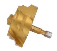 Hamwesh Foret PPR à Revêtement, Queue Hexagonale, Rainure en Spirale, | Alésoir de tuyau d\'eau en acier à haute teneur en carbone, bord plaqué Ti, hexagone 1/4 po pour la réparation de tuyaux PPR