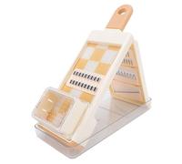 Hamwesh Hachoir à Légumes, Robot Culinaire Manuel Pliable 4 en 1, Hachoir de Cuisine avec Lames en Acier Inoxydable 304, Boîte de Collecte et Protection des Mains pour une Préparation de Repas en