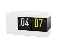 Hamwesh Horloge Numérique Rabattable avec Date du Calendrier (White)