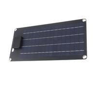 Hamwesh Kit de Panneau Solaire, 50 W Monocristallin Haute efficacité Double Sortie USB Stabilisateur de Tension intégré Résistant aux Intempéries pour Camping-car, Bateau, Camping, Serre, Irrigation