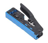 Hamwesh Kit d'outils de Sertissage RJ45, Mini Outil de Sertissage Ethernet, Coupe-fil Tout-en-un avec Testeur de Câble Réseau pour Cat5 Cat5e Cat6 RJ45 RJ11 RJ12