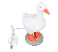 Hamwesh Lampe Œuf de Canard, USB 5V, Lumière Chaude, Contrôle par Bouton, | Veilleuse de volaille, construction synthétique, finition résistante aux couleurs, lueur douce, décoration de pâques,