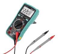 Hamwesh Multimètre Numérique, TRMS 6000 Points, Testeur de Multimètre Intelligent Anti-brûlure, Testeur électrique avec écran rétroéclairé, Manchon de Protection en Caoutchouc pour Triode de Diode