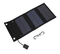 Hamwesh Panneau Solaire Portable 15W, Pliable, Sortie USB 5V 2A, IP65 | Pack chargeur , silicium monocristallin, tissu PET, indicateur LED, camping randonnée RV, charge les appareils photo des