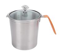 Hamwesh Pichet à Mousse de Lait 300ML ou 700ML, Tasse à Mousseur en Acier Inoxydable, Couvercle en Acier Inoxydable de qualité Supérieure Inclus, Lignes d'échelle Claires, Pichet en avec échelle de