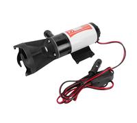Hamwesh Pompe de Macération pour Camping-car, Débit de 12 GPM, Pompe à Eaux Usées Auto-amorçante, à Déchets Portable avec Connecteur de Tuyau d'arrosage de 3/4 Po et Broyeur en Acier Inoxydable pour