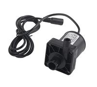 Hamwesh Pompe Submersible, 12V 18W, 800L/H, Hauteur 5M | Pompe d\'étang sans balais, couvercle ABS, Compatible avec panneaux solaires, fontaine hydroponique pour Aquarium,