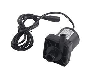 Hamwesh Pompe Submersible, 12V 18W, 800L/H, Hauteur 5M | Pompe d\'étang sans balais, couvercle ABS, Compatible avec panneaux solaires, fontaine hydroponique pour Aquarium,