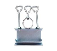 Hamwesh Porte-Parapluie, Support de Parapluie en Fer de Protection Solaire Facile à Installer, Pince de avec Accessoires d'étanchéité et écrous pour Terrasse, Chaise, Bureau, Quai, Plage, Balcon,