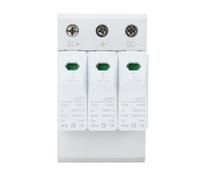 Hamwesh Protecteur de Surtension DC, 1000VDC 40KA 3P DC SPD avec Protection Contre Les Courts-Circuits pour l'éclairage Commercial Domestique