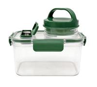 Hamwesh Récipient à Salade, Saucière Intégrée étanche, Bol à Salade Portable, Boîte à Déjeuner à avec Tasse à Vinaigrette et Fourchette en Acier Inoxydable pour le Bureau, la Maison, les Voyages, la
