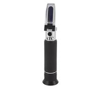 Hamwesh Réfractomètre à Alcool, 0 à 80 pour Cent, ATC, Portatif | Testeur de Volume d\'alcool, aluminium et plastique, calibrage de l\'eau , Brandy Whisky Vodka, mesure du brassage