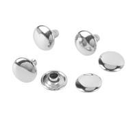 Hamwesh Rivets à Double Capuchon, Kit de Rivets en Cuir en Acier Inoxydable 500, Goujons Métalliques Tubulaires avec Conception à Ajustement serré pour Vêtements, Chaussures, Sacs en Cuir, Sacs à
