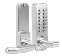 Hamwesh Serrures de Porte à Mot de Passe Mécaniques, Entrée sans clé à 4-7 | Serrure à clavier d\'entrée sans clé, étanche, convient aux portes de 30 à 60 mm, centre de boulon de 60 mm, utilisation
